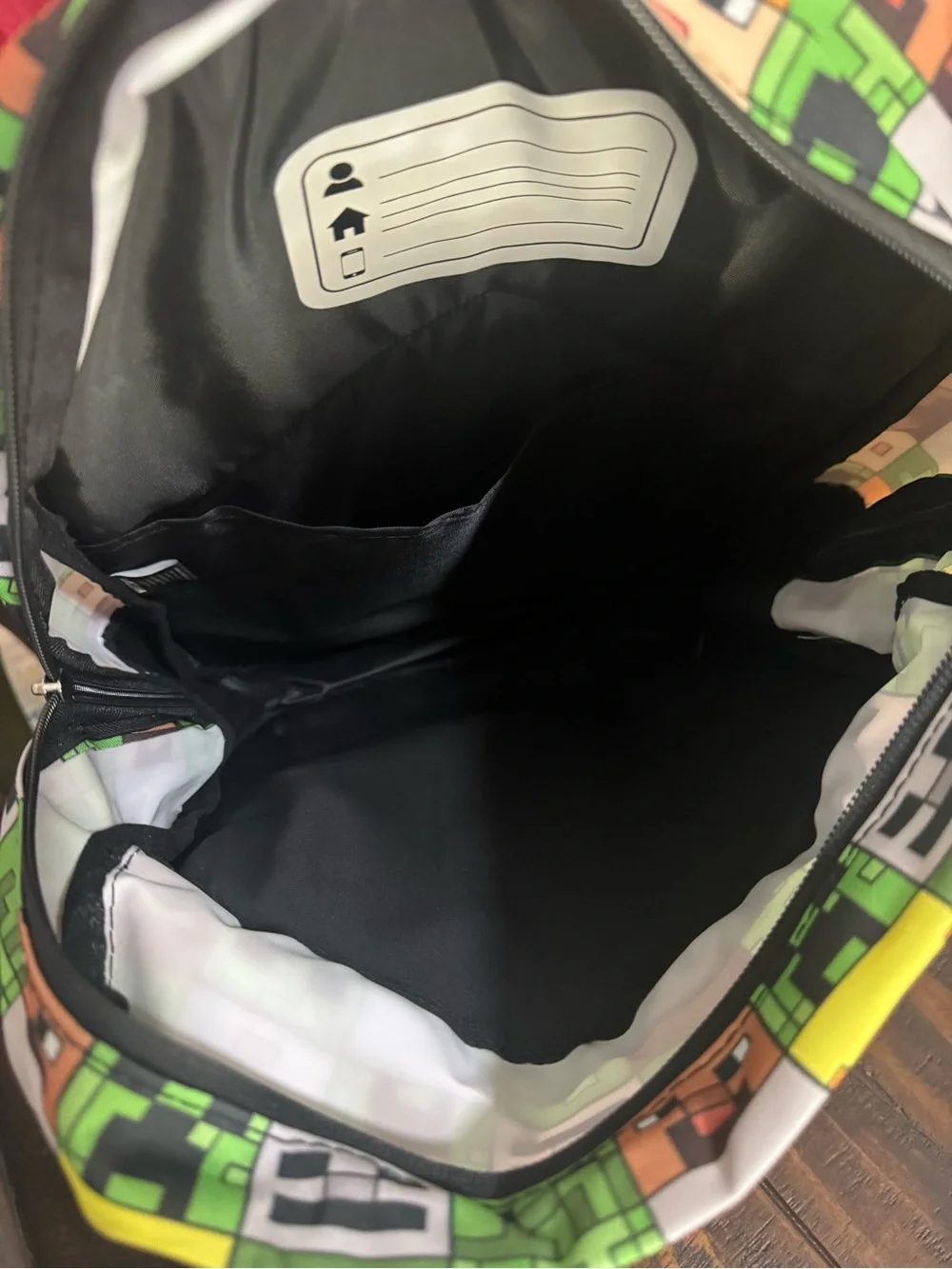 🎮 NWT Minecraft Creeper Backpack | Gold Star Collection | Kids School Backpack